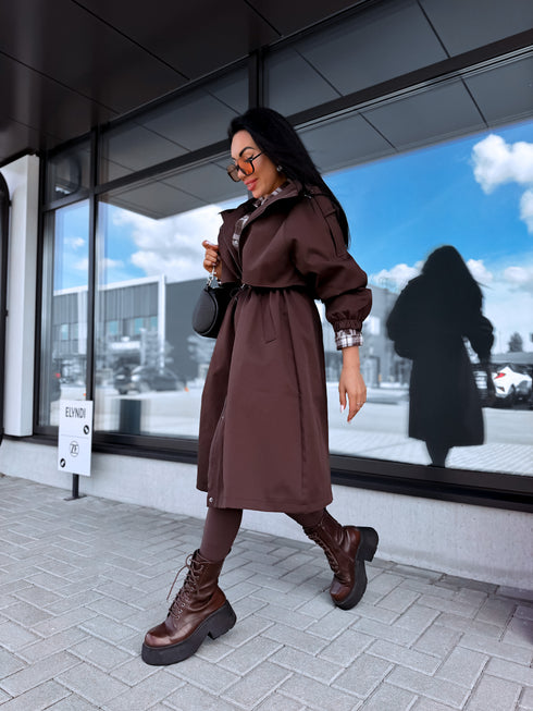 Mētelis "MOUNTAIN GIRL NA3059" - CHOCO