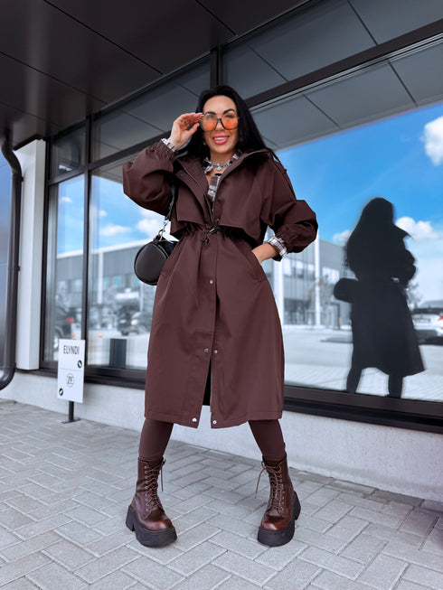 Mētelis "MOUNTAIN GIRL NA3059" - CHOCO