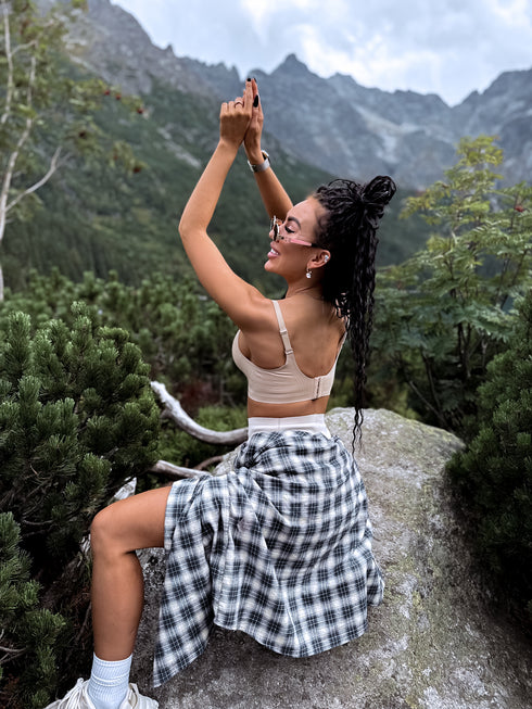 Bezvīļu krūšturis V3621 "PASTEL" - TUMŠI BĒŠS