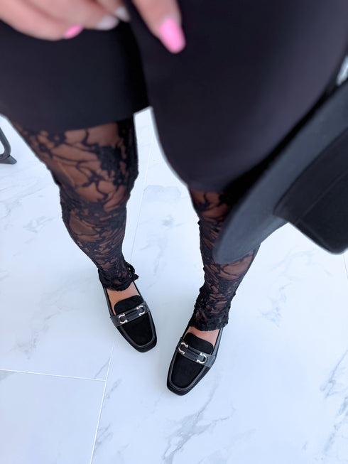 Moccasins "WAKE UP 515" - black