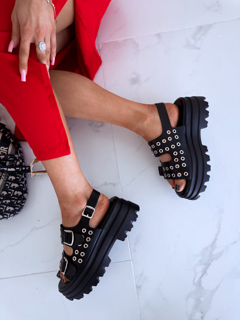 Moteriškos sandalai "Adrenaline 52133" - JUODOS