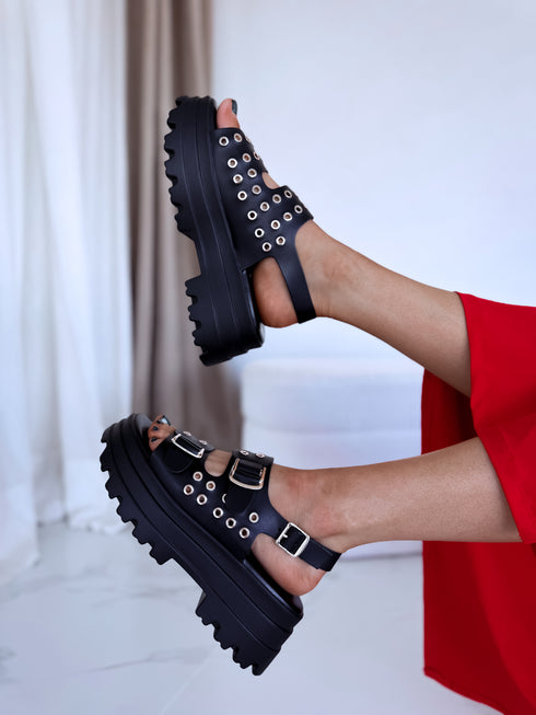 Moteriškos sandalai "Adrenaline 52133" - JUODOS