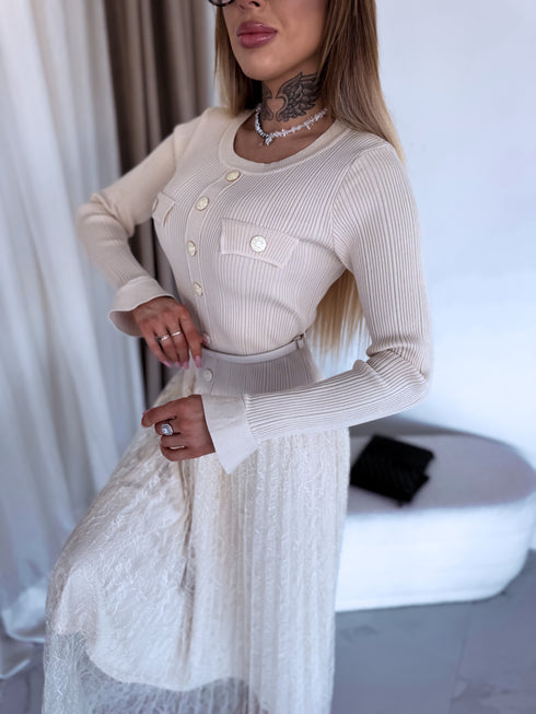 Kleita "RETRO CHIC HYY581" + josta - BĒŠA