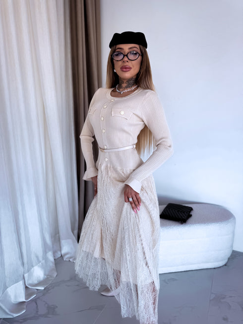 Kleita "RETRO CHIC HYY581" + josta - BĒŠA