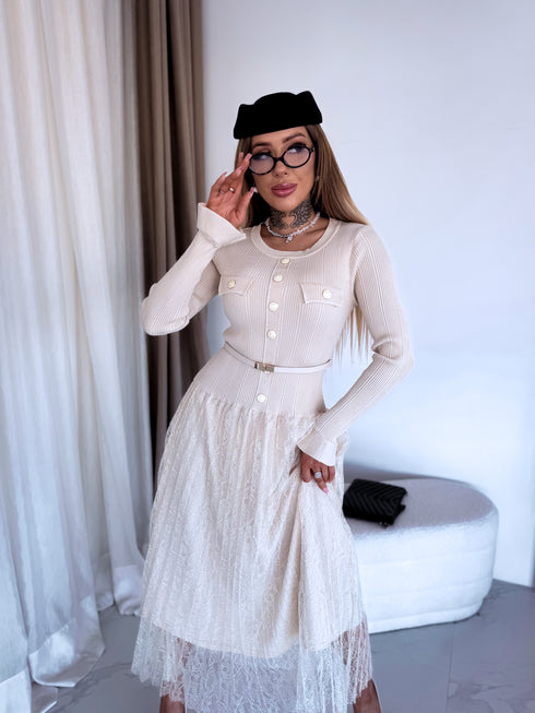 Kleita "RETRO CHIC HYY581" + josta - BĒŠA