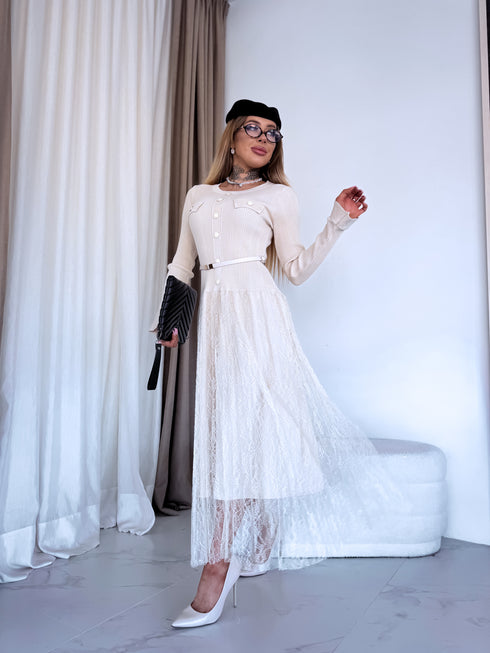 Kleita "RETRO CHIC HYY581" + josta - BĒŠA