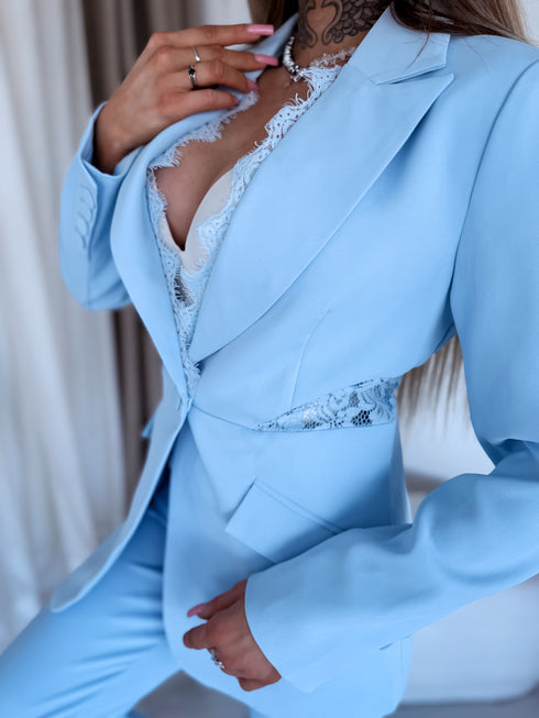 LUX komplektas "LUXURY DV1033" - šviesiai mėlyna