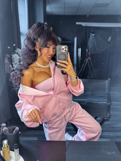 2in1 set "PINK LOVE EC8025" - soft pink