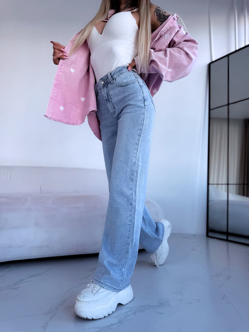 "HIGHLIGHT H880-9" jeans - LIGHT BLUE