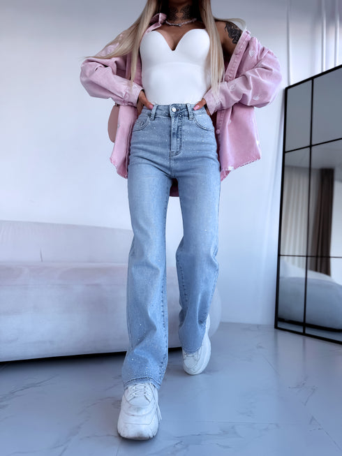 "HIGHLIGHT H880-9" jeans - LIGHT BLUE