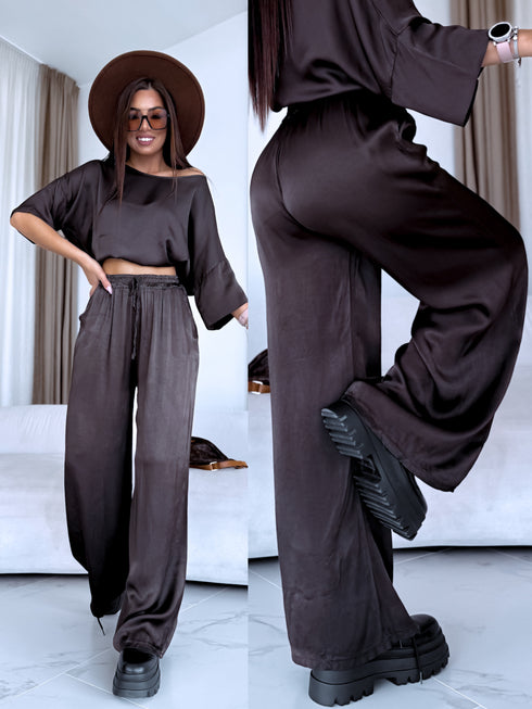 Pants "BURNING 5835" - CHOCO