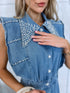 Denim Short Jumpsuit "Pearl"