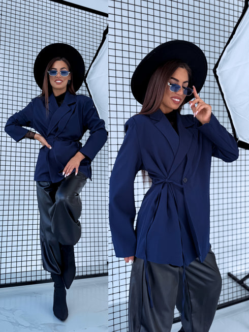 Žakete "COUTURE V8061" - TUMŠI ZILA