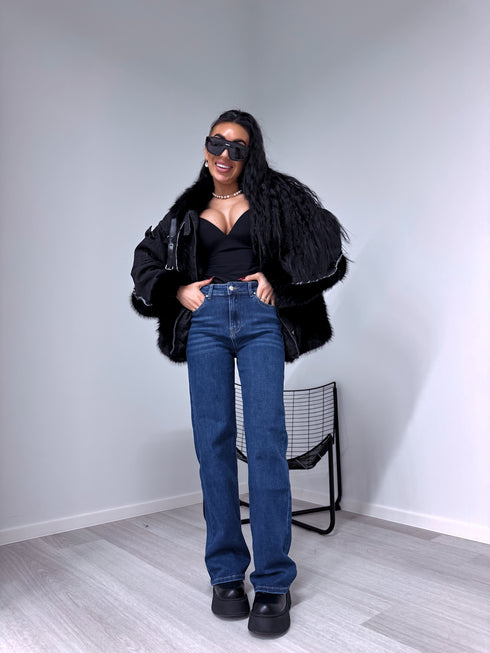 Jeans pants "GOOD LUCK DJ2518" - blue