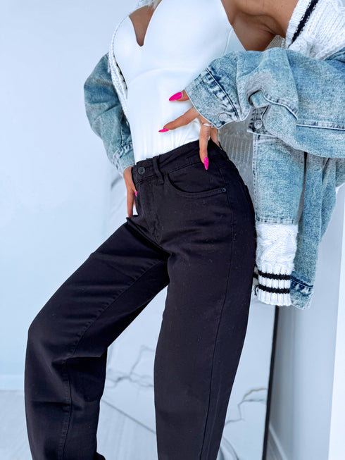 Extra long MELNAS džinsa bikses "VITAMIN" T6270-11