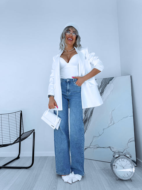 LIGHT BLUE džinsa bikses "GOOD LUCK DJ2815"