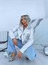Silver Tone, Faux Leather Jacket "MAGMA 16133"