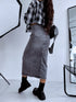 "NORWAY" denim skirt DJ2672 - DARK GRAY