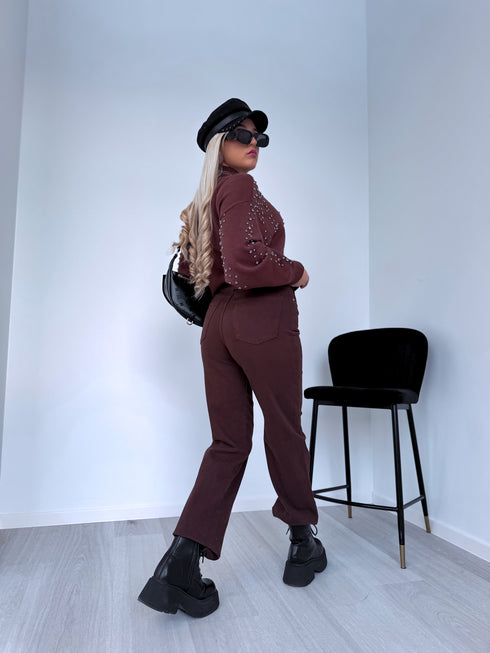 Джемпер "ACCENT" CK012 - CHOCO