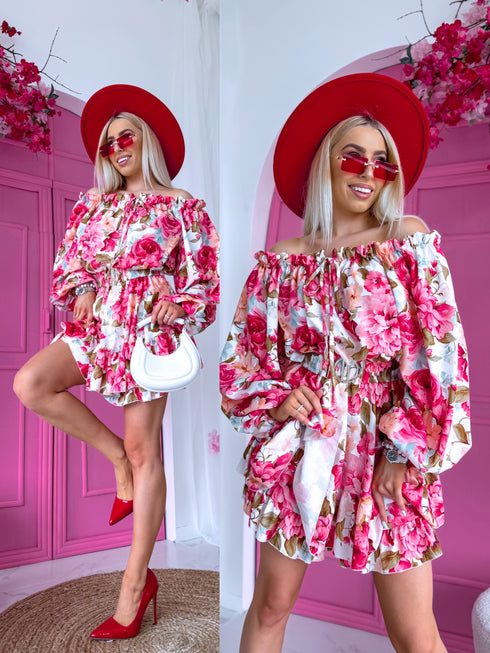 ROYAL RUFFLE shortsuit - pink