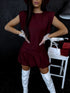MINI dress "MIORICA" - BORDO