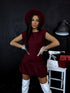 MINI dress "MIORICA" - BORDO