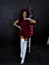 MINI dress "MIORICA" - BORDO