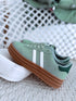 GREEN boots "TWO STRIPES 24001"