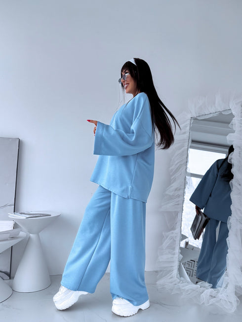 LARGE SIZE set "MANHATTAN" - LIGHT BLUE