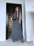Lightweight Autumn Trench Coat - Dark Gray