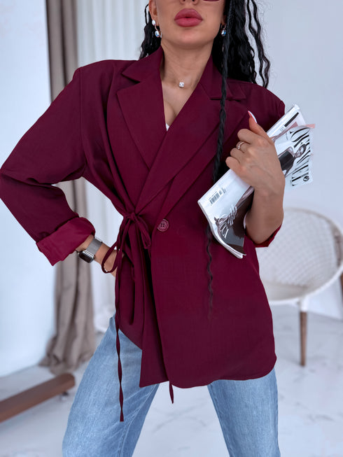 Žakete "COUTURE V8061" - BORDO