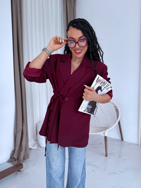 Žakete "COUTURE V8061" - BORDO