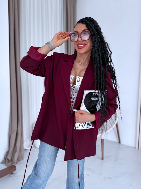 Žakete "COUTURE V8061" - BORDO