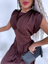 VIENTOŅA kleita "TOO MUCH" 1367 - CHOCO