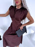 VIENTOŅA kleita "TOO MUCH" 1367 - CHOCO