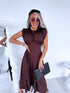 VIENTOŅA kleita "TOO MUCH" 1367 - CHOCO