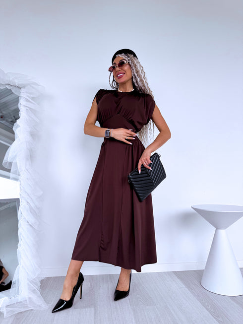 VIENTOŅA kleita "TOO MUCH" 1367 - CHOCO