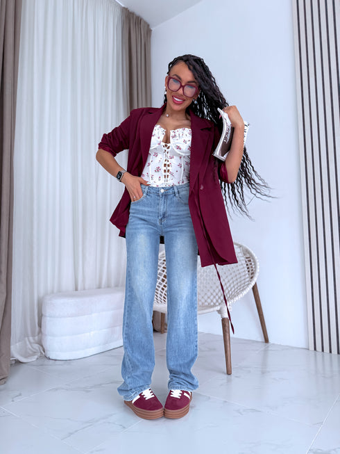 CREAM WHITE corset "Pop Secret ST78"