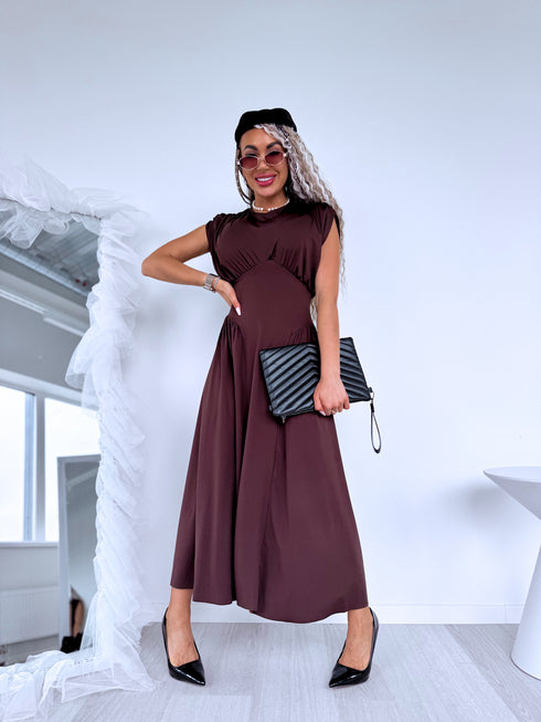 VIENTOŅA kleita "TOO MUCH" 1367 - CHOCO
