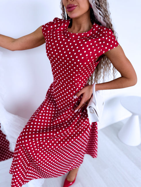 Kleita "DOT ELEGANCE" 1357 - SARKANA