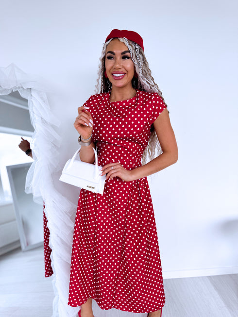 Kleita "DOT ELEGANCE" 1357 - SARKANA