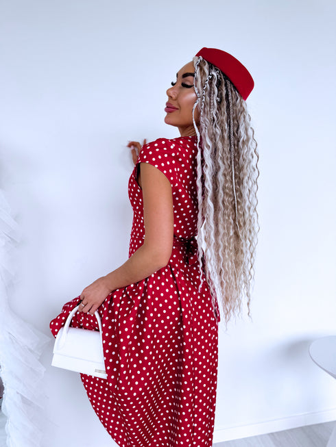 Kleita "DOT ELEGANCE" 1357 - SARKANA
