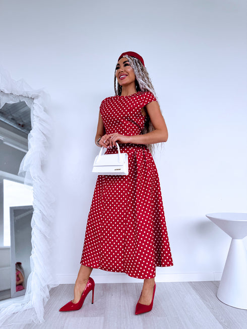 Kleita "DOT ELEGANCE" 1357 - SARKANA
