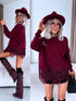 Sweater "DISCOVER 10575" - burgundy