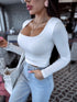 PUSH-UP top "OPULENCE VD73" - WHITE