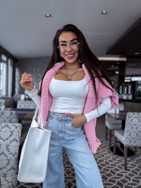 PUSH-UP top "OPULENCE VD73" - WHITE