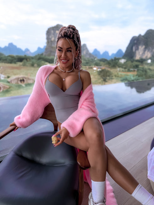 ELYNDI, stringveida koriģējošais bodijs - pelēks PRE-ORDER