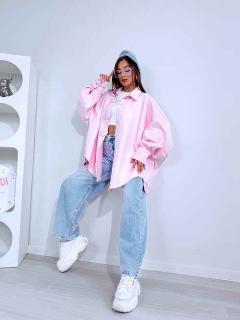 Džinsinis švarkas "DENIM STATEMENT H10026" - švelniai rožinė