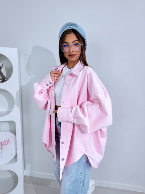 Džinsinis švarkas "DENIM STATEMENT H10026" - švelniai rožinė