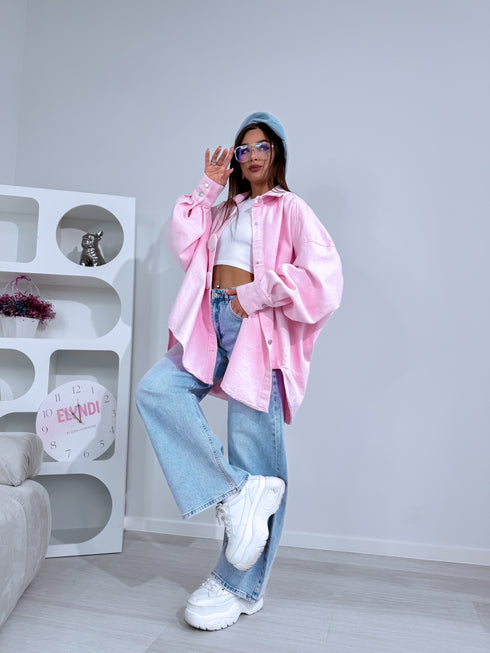 Džinsinis švarkas "DENIM STATEMENT H10026" - švelniai rožinė